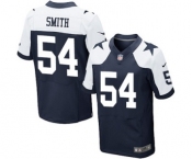 Men's Nike Dallas Cowboys #54 Jaylon Smith Elite Navy Blue Throwback Alternate NFL Jersey