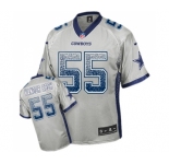Men's Nike Dallas Cowboys #55 Leighton Vander Esch Elite Grey Drift Fashion NFL Jersey