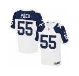 Men's Nike Dallas Cowboys #55 Stephen Paea Elite White Throwback Alternate NFL Jersey