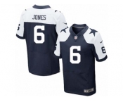 Men's Nike Dallas Cowboys #6 Chris Jones Elite Navy Blue Throwback Alternate NFL Jersey
