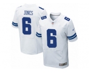 Men's Nike Dallas Cowboys #6 Chris Jones Elite White NFL Jersey