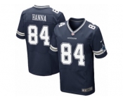 Men's Nike Dallas Cowboys #84 James Hanna Elite Navy Blue Team Color NFL Jersey
