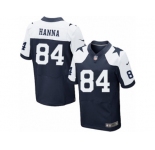 Men's Nike Dallas Cowboys #84 James Hanna Elite Navy Blue Throwback Alternate NFL Jersey