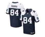 Men's Nike Dallas Cowboys #84 James Hanna Elite Navy Blue Throwback Alternate NFL Jersey