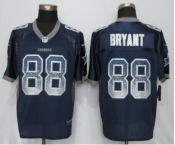 Men's Nike Dallas Cowboys #88 Dez Bryant Drift Fashion Blue Elite Jerseys