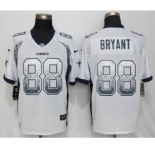 Men's Nike Dallas Cowboys #88 Dez Bryant Drift Fashion White Elite Jerseys