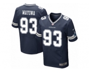 Men's Nike Dallas Cowboys #93 Benson Mayowa Elite Navy Blue Team Color NFL Jersey