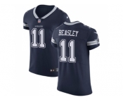 Nike Dallas Cowboys #11 Cole Beasley Navy Blue Team Color Men Stitched NFL Vapor Untouchable Elite Jersey