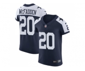 Nike Dallas Cowboys #20 Darren McFadden Navy Blue Thanksgiving Men Stitched NFL Vapor Untouchable Throwback Elite Jersey