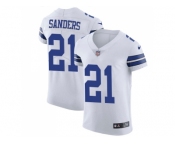 Nike Dallas Cowboys #21 Deion Sanders White Men Stitched NFL Vapor Untouchable Elite Jersey