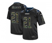 Nike Dallas Cowboys #21 Ezekiel Elliott Black Men's Stitched NFL Elite Camo Fashion Jersey