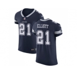 Nike Dallas Cowboys #21 Ezekiel Elliott Navy Blue Team Color Men Stitched NFL Vapor Untouchable Elite Jersey