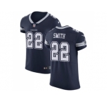 Nike Dallas Cowboys #22 Emmitt Smith Navy Blue Team Color Men Stitched NFL Vapor Untouchable Elite Jersey
