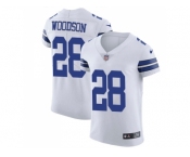 Nike Dallas Cowboys #28 Darren Woodson White Men Stitched NFL Vapor Untouchable Elite Jersey