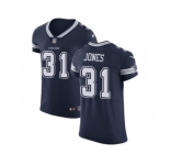 Nike Dallas Cowboys #31 Byron Jones Navy Blue Team Color Men Stitched NFL Vapor Untouchable Elite Jersey