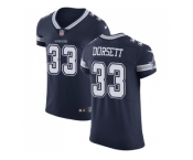 Nike Dallas Cowboys #33 Tony Dorsett Navy Blue Team Color Men Stitched NFL Vapor Untouchable Elite Jersey