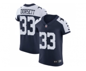 Nike Dallas Cowboys #33 Tony Dorsett Navy Blue Thanksgiving Men Stitched NFL Vapor Untouchable Throwback Elite Jersey