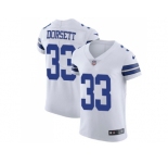 Nike Dallas Cowboys #33 Tony Dorsett White Men Stitched NFL Vapor Untouchable Elite Jersey