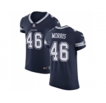 Nike Dallas Cowboys #46 Alfred Morris Navy Blue Team Color Men Stitched NFL Vapor Untouchable Elite Jersey
