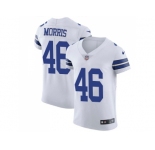 Nike Dallas Cowboys #46 Alfred Morris White Men Stitched NFL Vapor Untouchable Elite Jersey