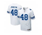 Nike Dallas Cowboys #48 Daryl Johnston White Men's Stitched NFL Elite Jersey