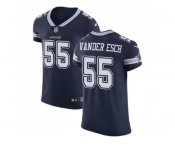 Nike Dallas Cowboys #55 Leighton Vander Esch Navy Blue Team Color Men Stitched NFL Vapor Untouchable Elite Jersey