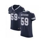 Nike Dallas Cowboys #59 Anthony Hitchens Navy Blue Team Color Men Stitched NFL Vapor Untouchable Elite Jersey