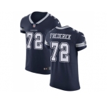 Nike Dallas Cowboys #72 Travis Frederick Navy Blue Team Color Men Stitched NFL Vapor Untouchable Elite Jersey