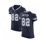 Nike Dallas Cowboys #82 Jason Witten Navy Blue Team Color Men Stitched NFL Vapor Untouchable Elite Jersey