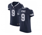 Nike Dallas Cowboys #9 Tony Romo Navy Blue Team Color Men Stitched NFL Vapor Untouchable Elite Jersey