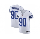 Nike Dallas Cowboys #90 Demarcus Lawrence White Men Stitched NFL Vapor Untouchable Elite Jersey