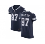 Nike Dallas Cowboys #97 Taco Charlton Navy Blue Team Color Men Stitched NFL Vapor Untouchable Elite Jersey
