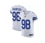 Nike Dallas Cowboys #98 Tyrone Crawford White Men Stitched NFL Vapor Untouchable Elite Jersey