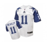 nike nfl jerseys dallas cowboys #11 Cole Beasley Throwback white[Elite]