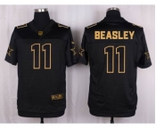 nike nfl jerseys dallas cowboys #11 beasley black gold collection[Elite][beasley]