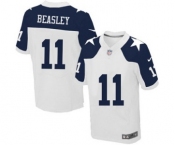 nike nfl jerseys dallas cowboys #11 beasley white[Elite thankgivings][beasley]
