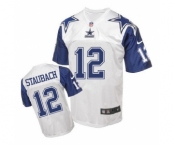 nike nfl jerseys dallas cowboys #12 Roger Staubach Throwback white[Elite]