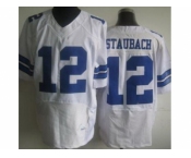 nike nfl jerseys dallas cowboys #12 r staubach white [Elite]