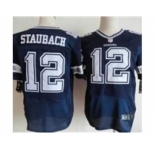 nike nfl jerseys dallas cowboys #12 roger staubach blue[Elite]