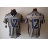 nike nfl jerseys dallas cowboys #12 staubach grey[Elite shadow]
