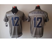nike nfl jerseys dallas cowboys #12 staubach grey[Elite shadow]