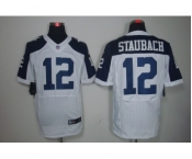 nike nfl jerseys dallas cowboys #12 staubach white[Elite]