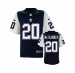 nike nfl jerseys dallas cowboys #20 Darren Mcfadden Throwback Blue[Elite]