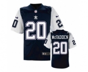 nike nfl jerseys dallas cowboys #20 Darren Mcfadden Throwback Blue[Elite]