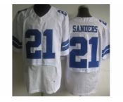 nike nfl jerseys dallas cowboys #21 deion sanders white [Elite]