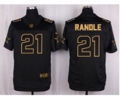 nike nfl jerseys dallas cowboys #21 randle black gold collection[Elite][randle]