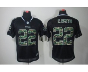 nike nfl jerseys dallas cowboys #22 e.smitth black[camo fashion Elite]