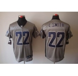 nike nfl jerseys dallas cowboys #22 e.smitth grey[Elite shadow]