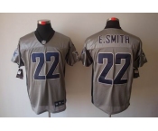nike nfl jerseys dallas cowboys #22 e.smitth grey[Elite shadow]
