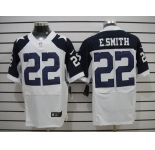 nike nfl jerseys dallas cowboys #22 e.smitth white[Elite thanksgiving]